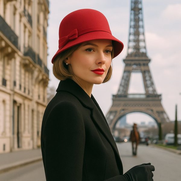 chapeau melon en suède
