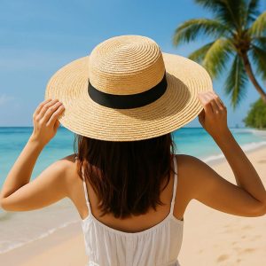 accessoire estival chapeau de paille
