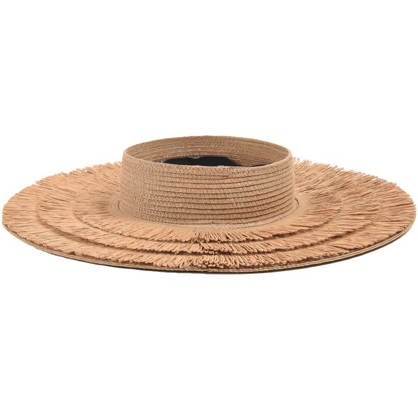 chapeau de paille aéré