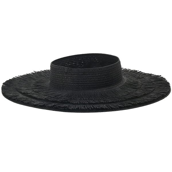 chapeau de paille avec aération