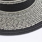 Mode chapeau de paille blanc