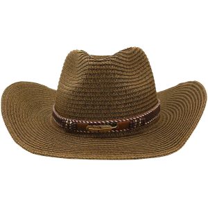 chapeau de paille cowboy