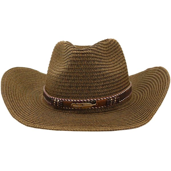 chapeau de paille cowboy