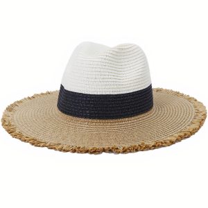chapeau de paille estival naturel