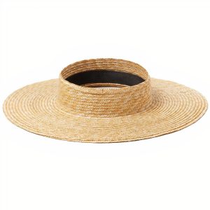 chapeau de paille ouvert