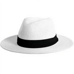 chapeau de paille blanc homme