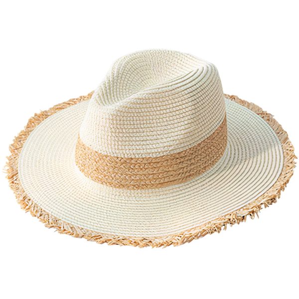 chapeau de paille femme beige