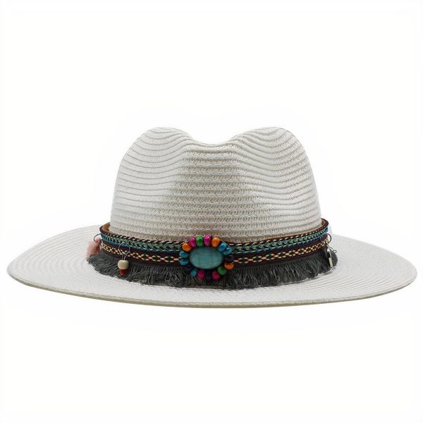 chapeau de paille femme bohème