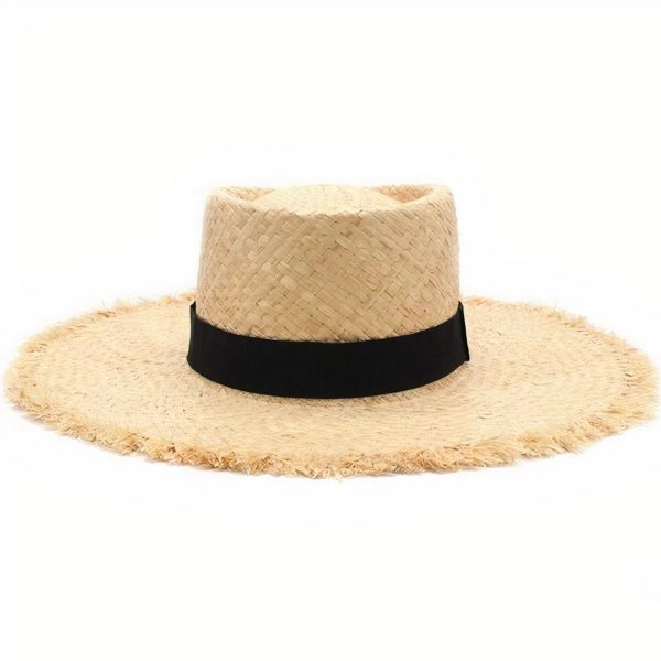 chapeau de paille de fermier