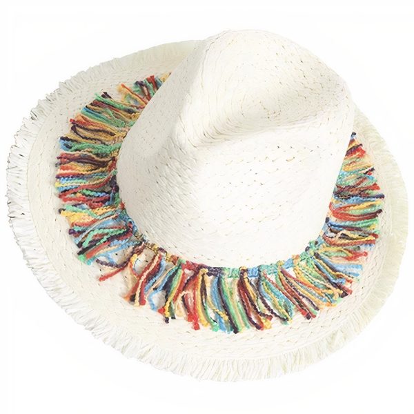 Chapeau de Paille de Fête élégant