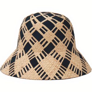 chapeau de paille forme cloche