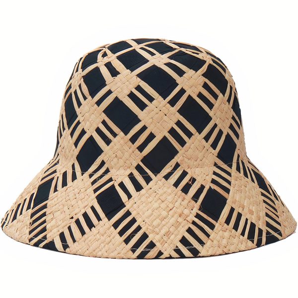 chapeau de paille forme cloche