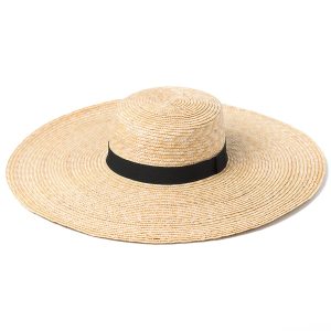 chapeau de paille grand bord