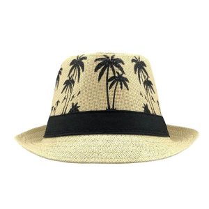 style trilby chapeau de paille