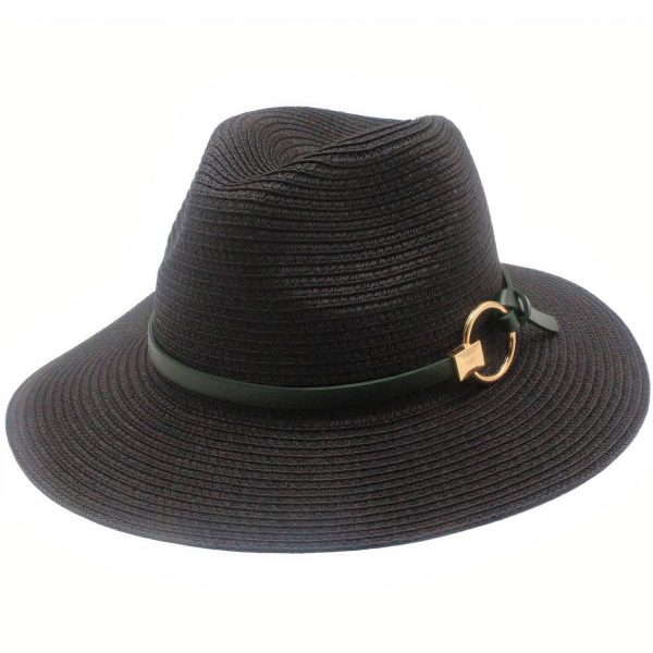 chapeau de paille style luxe