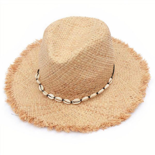 chapeau paille océan
