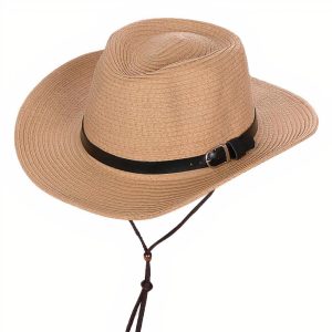 chapeau de paille pliable