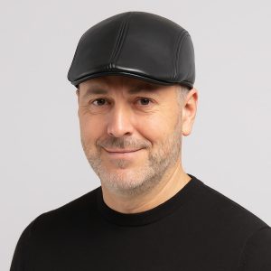 béret homme similicuir