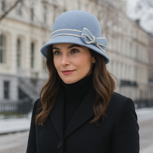 chapeau noeud hiver
