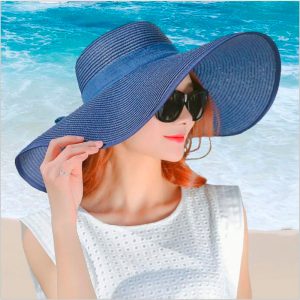 chapeau de paille large bord