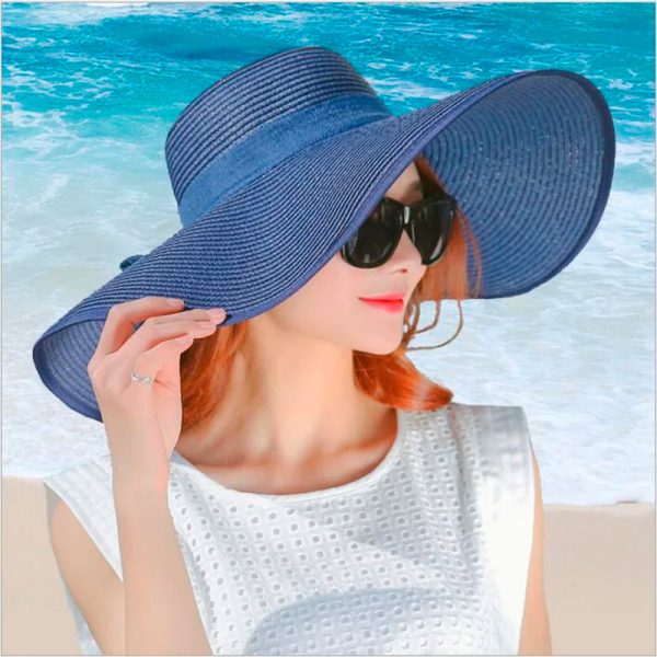 chapeau de paille large bord