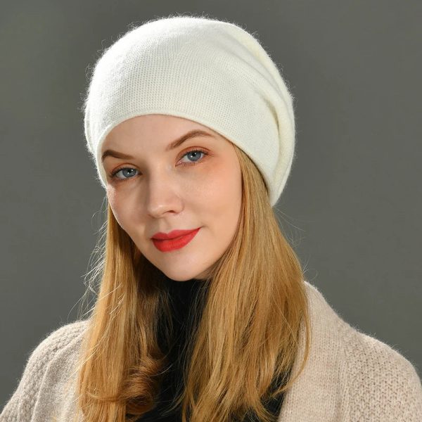Bonnet Femme en Cachemire Léger