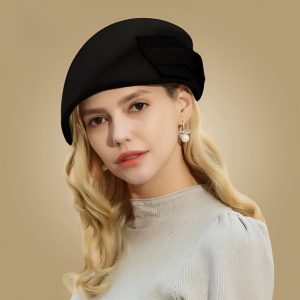 élégant béret féminin