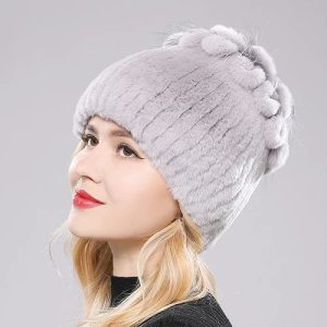 bonnet luxe fausse fourrure