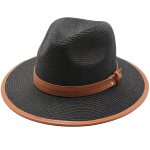 Chapeau de Paille Panama Noir