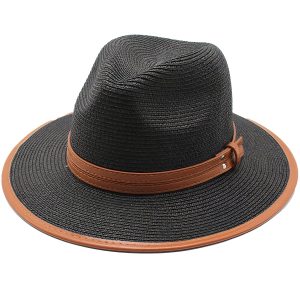 Chapeau de Paille Panama Noir