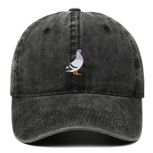 casquette vintage brodée oiseau