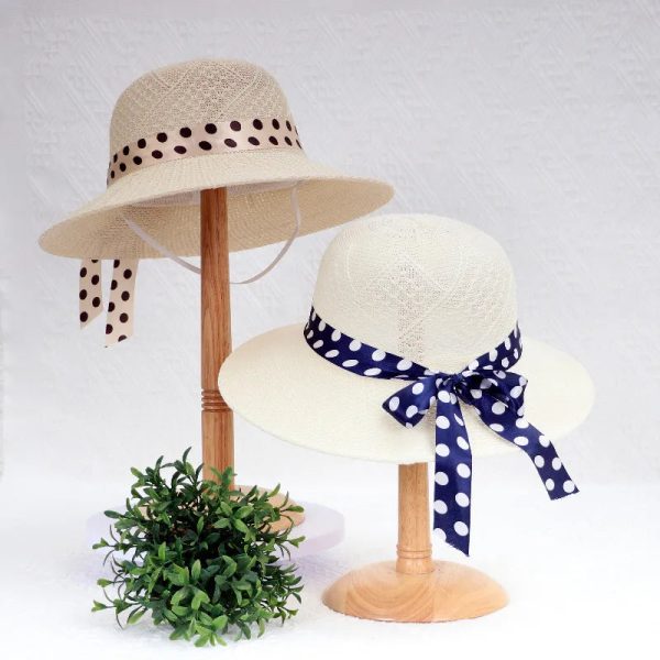 chapeau de paille ruban