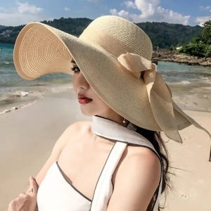 chapeau de paille large femme