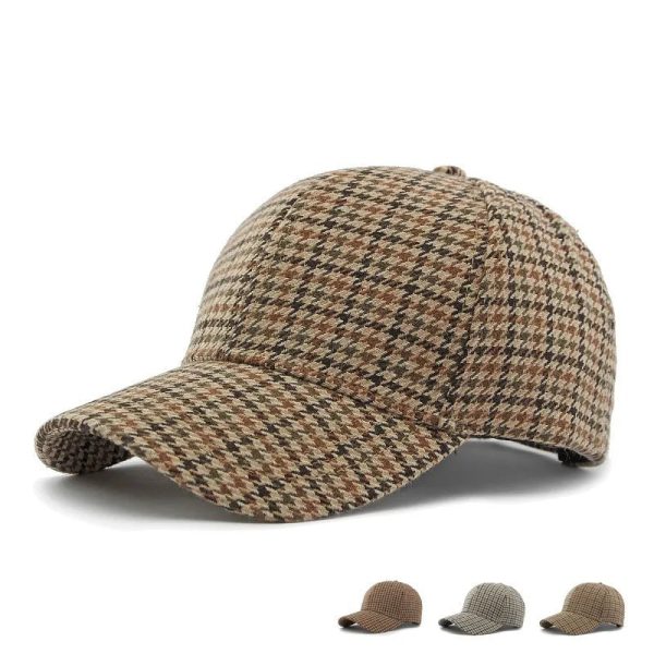 casquette à carreaux Chester