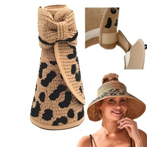 chapeau de paille imprimé