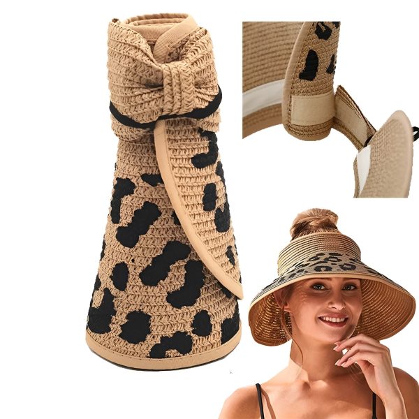 chapeau de paille imprimé