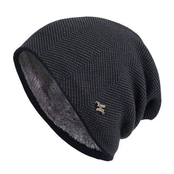bonnet long doublé en polaire