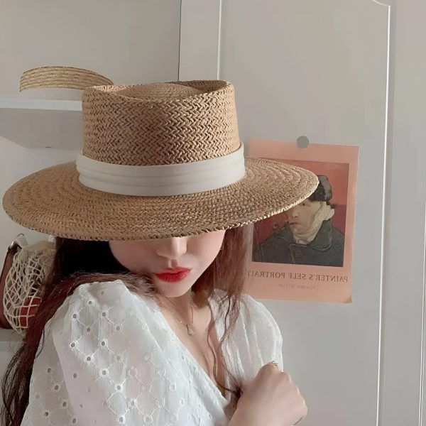 chapeau paille canotier