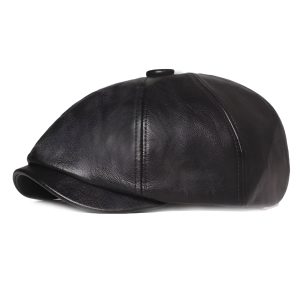 casquette gavroche cuir