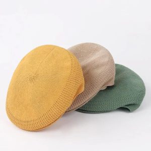 béret femme tricoté en maille