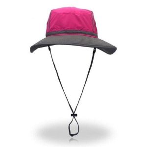 Chapeau fluo avec ficelle