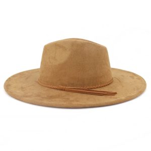 chapeau fedora suede