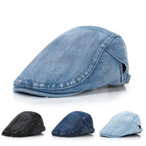 Béret Homme Denim Léger Sky