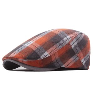 béret vintage tartan