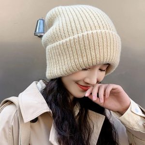 bonnet femme tricot ample