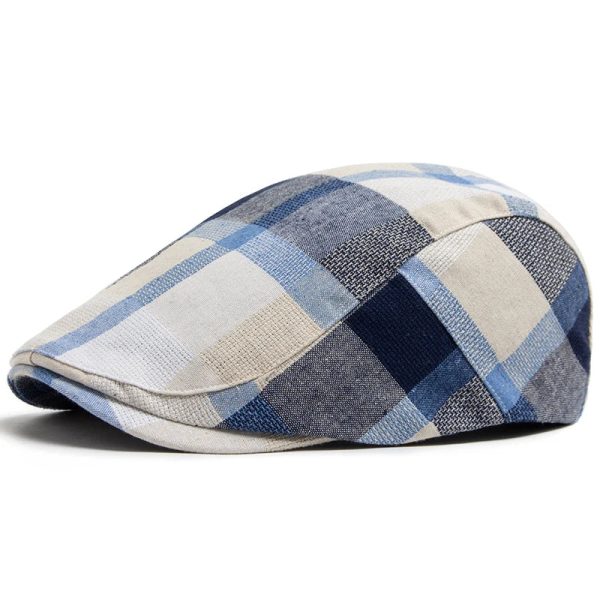 béret motif carreaux