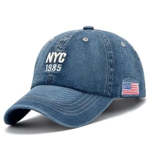 casquette denim NYC