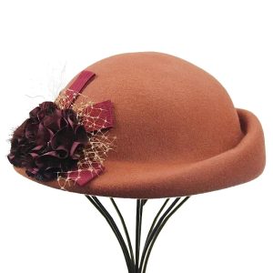 béret femme à fleur