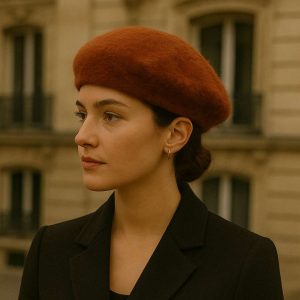 béret en fourrure femme