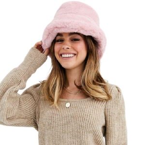 bob fourrure rose chic
